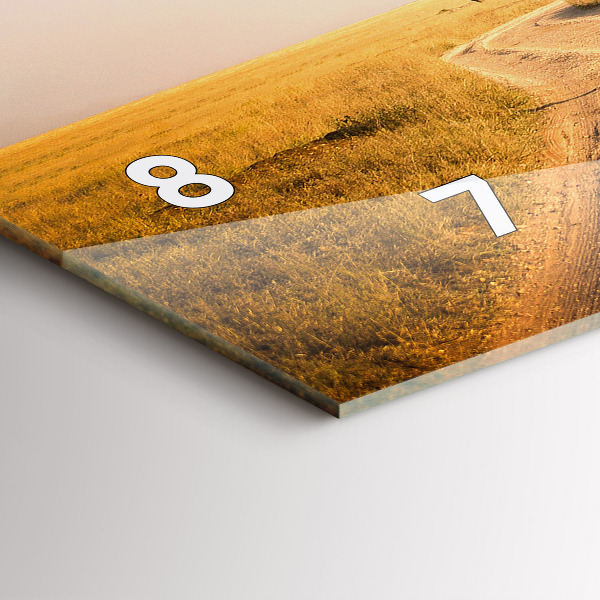 Orologio rettangolare Paesaggio africano