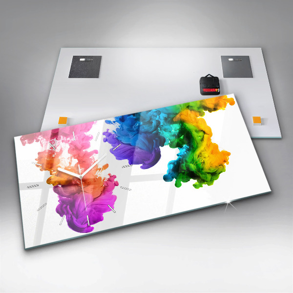 Orologio rettangolare Arcobaleno di colori