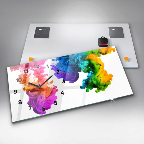 Orologio rettangolare Arcobaleno di colori