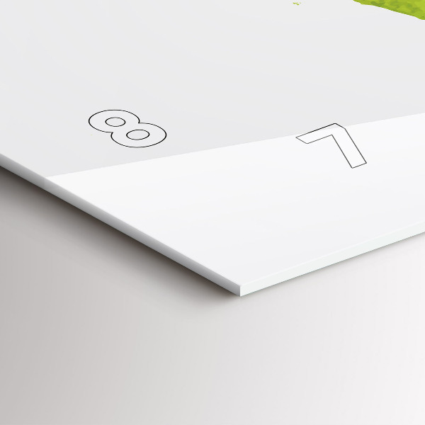 Orologio rettangolare Mappa del mondo ad acquerello