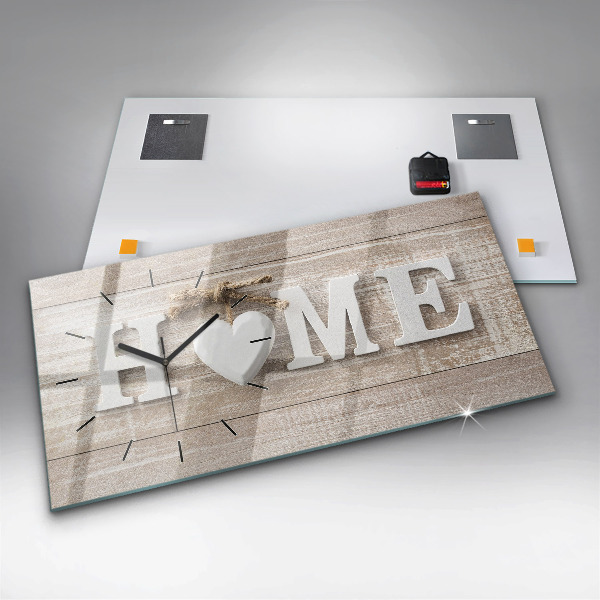 Orologio rettangolare La casa dell'iscrizione