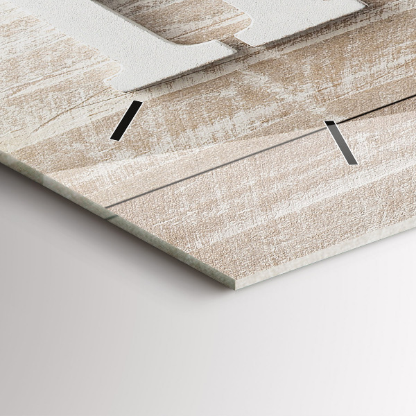 Orologio rettangolare La casa dell'iscrizione