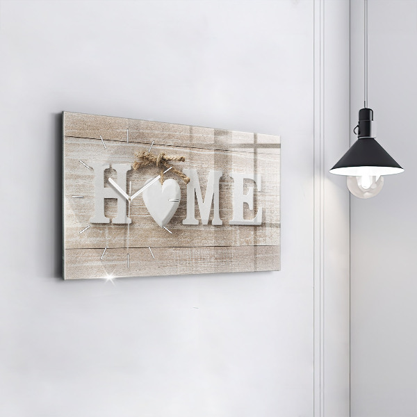 Orologio rettangolare La casa dell'iscrizione