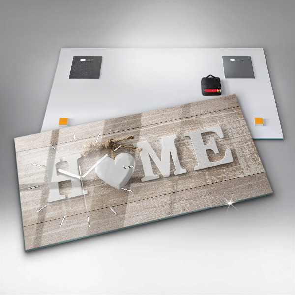 Orologio rettangolare La casa dell'iscrizione