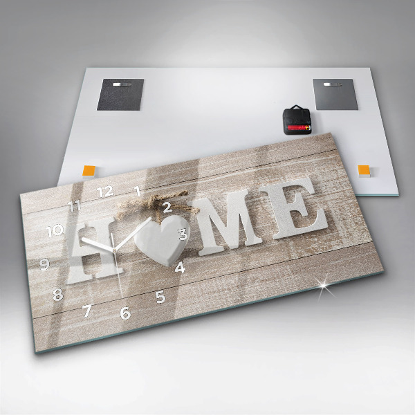 Orologio rettangolare La casa dell'iscrizione