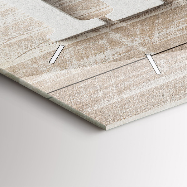 Orologio rettangolare La casa dell'iscrizione