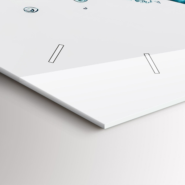 Orologi orizzontali Mappa dell'acqua del mondo