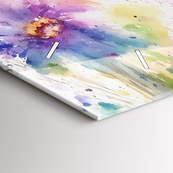 Orologi orizzontali Fiori dipinti