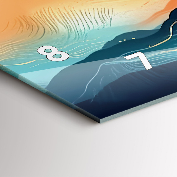 Orologi orizzontali Paesaggio montano