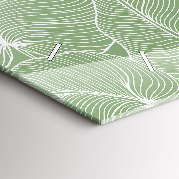 Orologi orizzontali Foglie modello natura