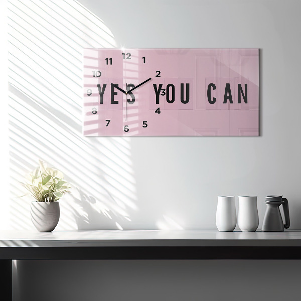 Orologi orizzontali Sì, puoi