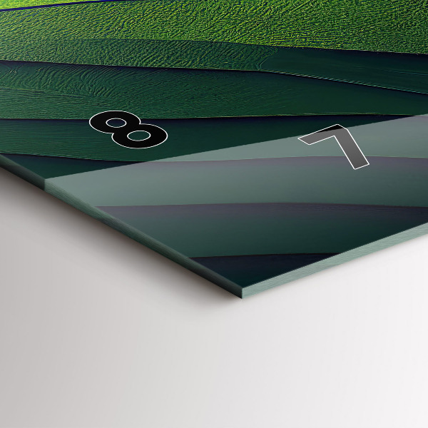 Orologi orizzontali Astrazione dei campi verdi