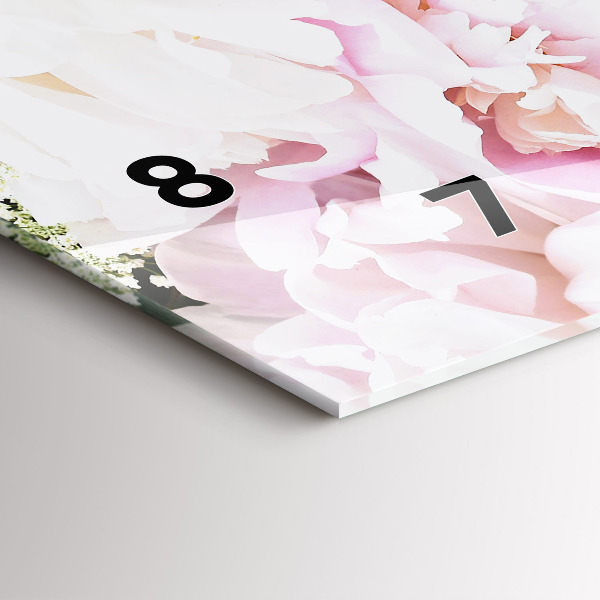 Orologi orizzontali Fiori decorativi