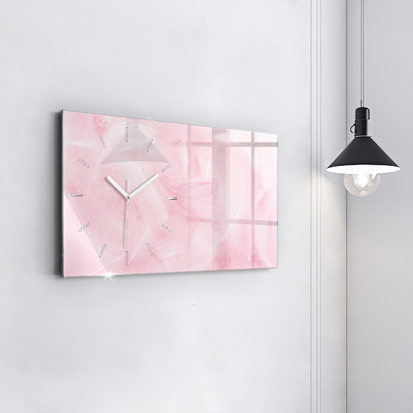 Orologi orizzontali Piume astratte