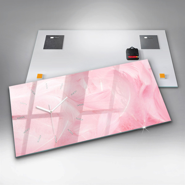 Orologi orizzontali Piume astratte