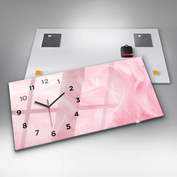 Orologi orizzontali Piume astratte