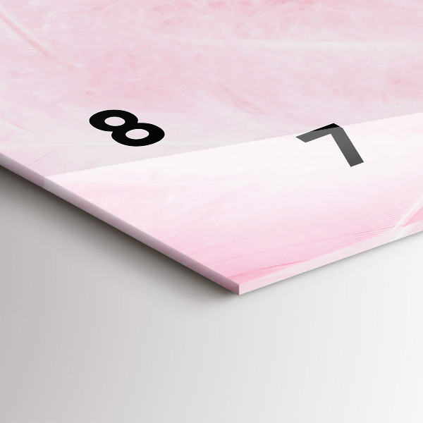 Orologi orizzontali Piume astratte