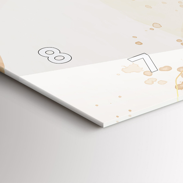 Orologi orizzontali Macchie di acquerello