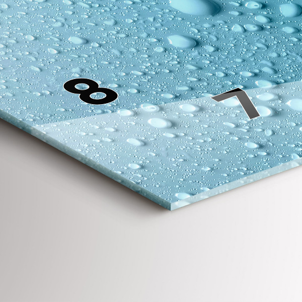 Orologi orizzontali Gocce d'acqua