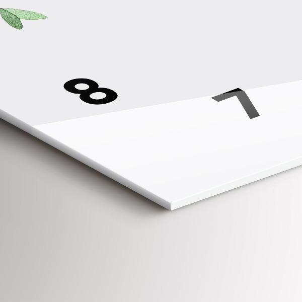 Orologi orizzontali Foglie di piante