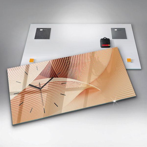 Orologi orizzontali Onde modello astratto