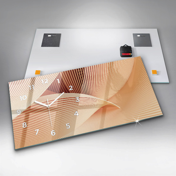 Orologi orizzontali Onde modello astratto