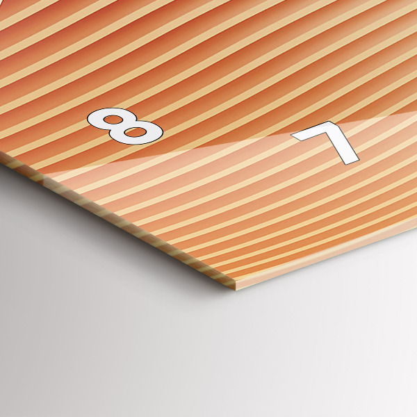 Orologi orizzontali Onde modello astratto