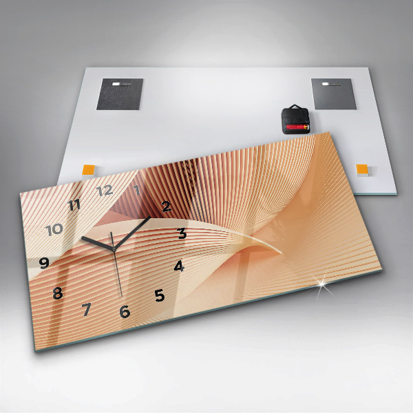 Orologi orizzontali Onde modello astratto