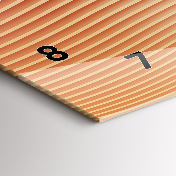 Orologi orizzontali Onde modello astratto