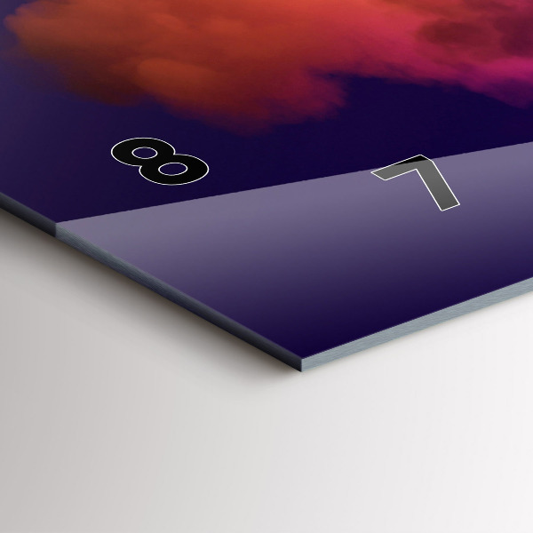 Orologi orizzontali Fumo astratto 3D