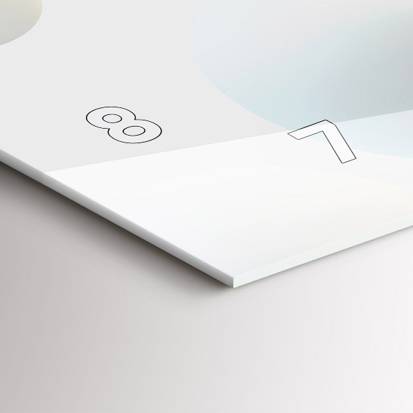 Orologi orizzontali Palle astratte