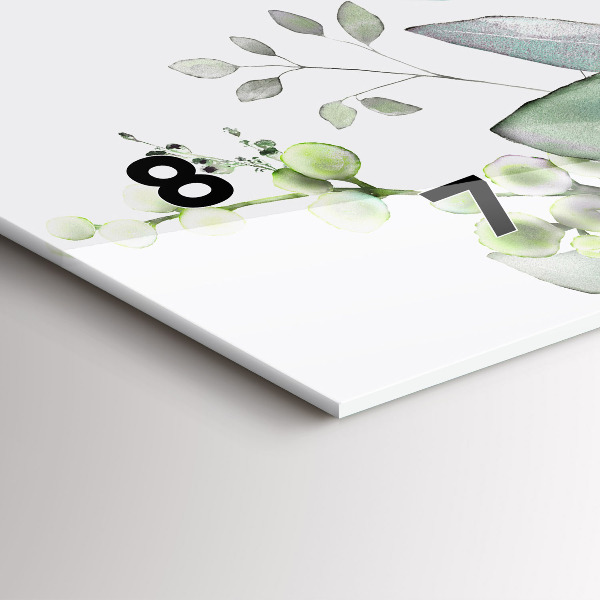 Orologi orizzontali Foglie di piante