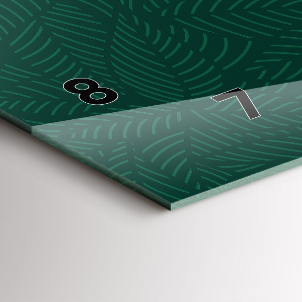 Orologi orizzontali Modello foglia