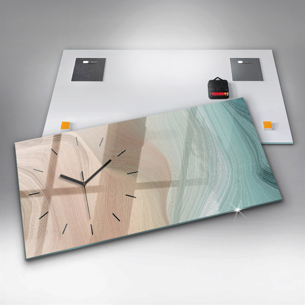 Orologi orizzontali Astrazione delle onde