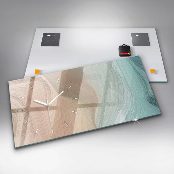 Orologi orizzontali Astrazione delle onde