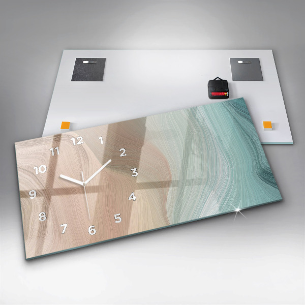 Orologi orizzontali Astrazione delle onde