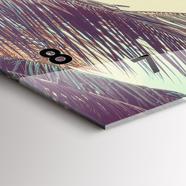 Orologi orizzontali Palme tropicali