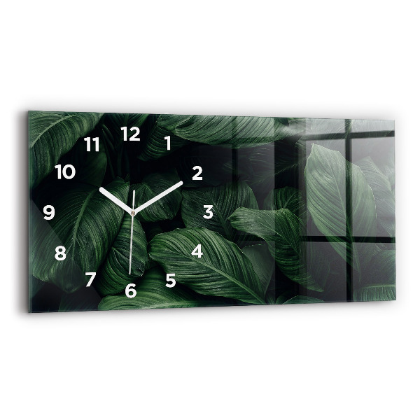 Orologi orizzontali Monstera tropicale
