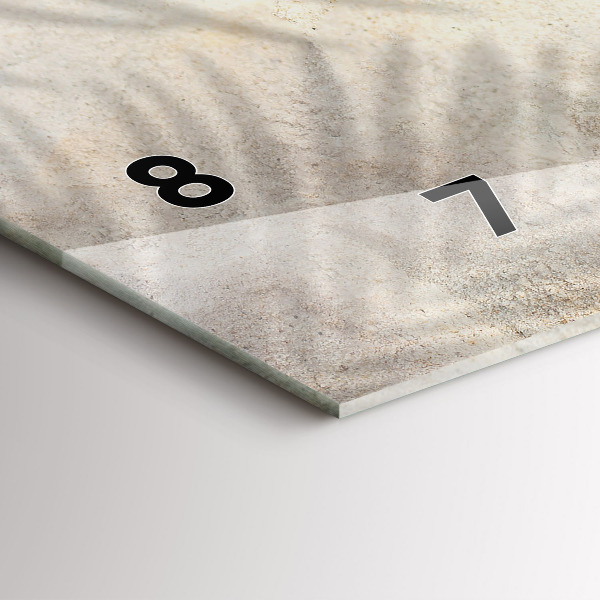 Orologi orizzontali Sabbia ombra palma