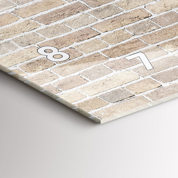 Orologi orizzontali Muro di mattoni