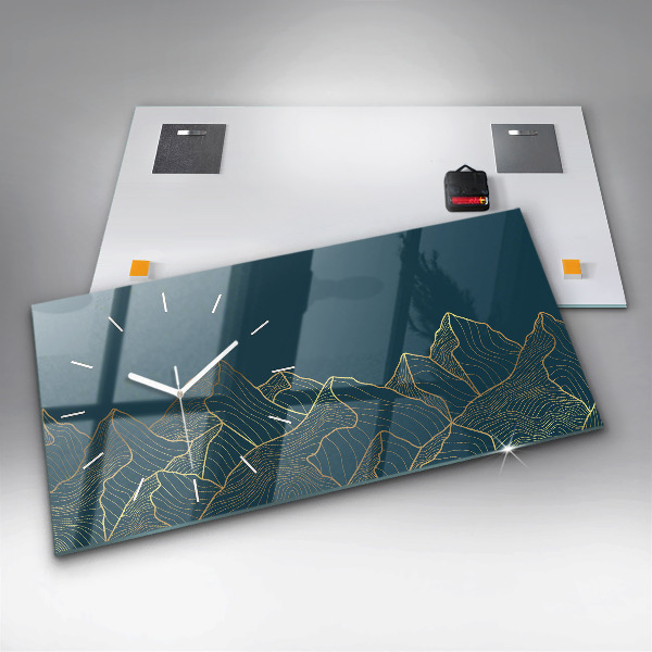 Orologi orizzontali Schizzo delle montagne