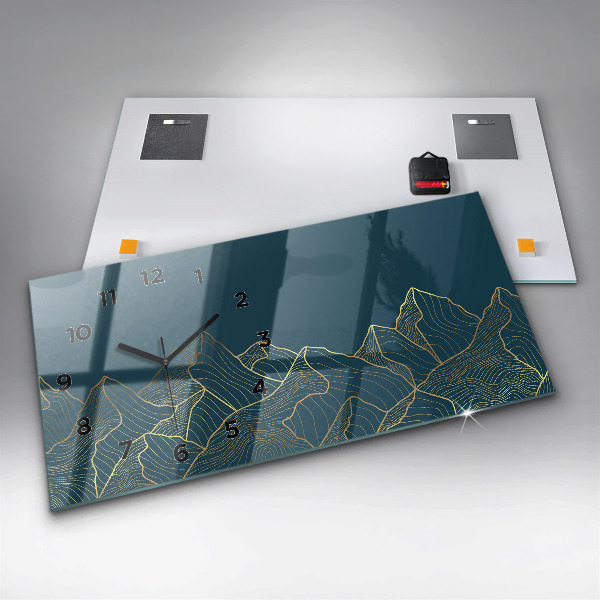 Orologi orizzontali Schizzo delle montagne