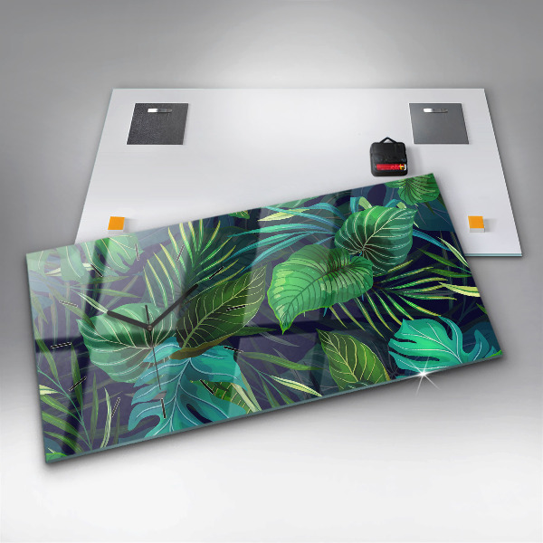 Orologi orizzontali Foglie esotiche