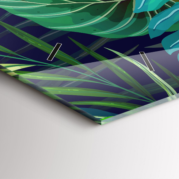 Orologi orizzontali Foglie esotiche