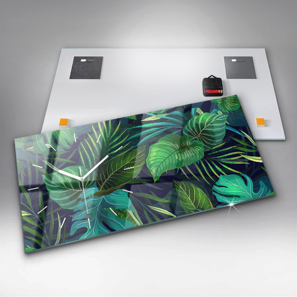 Orologi orizzontali Foglie esotiche