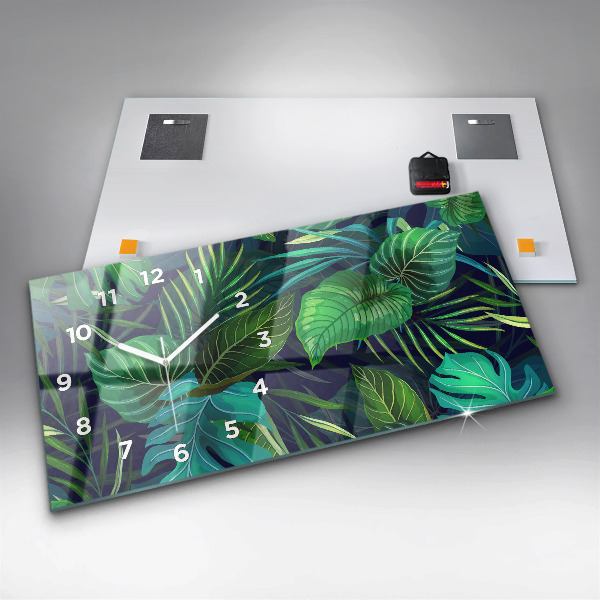 Orologi orizzontali Foglie esotiche