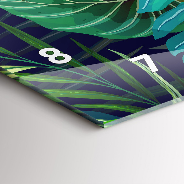 Orologi orizzontali Foglie esotiche