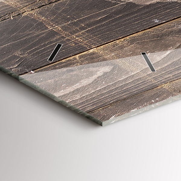 Orologi orizzontali Mappa del mondo su legno