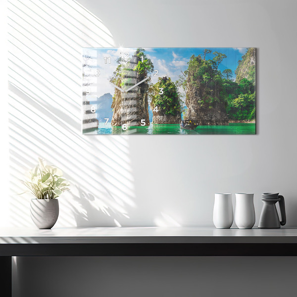 Orologi orizzontali Lago alberi natura