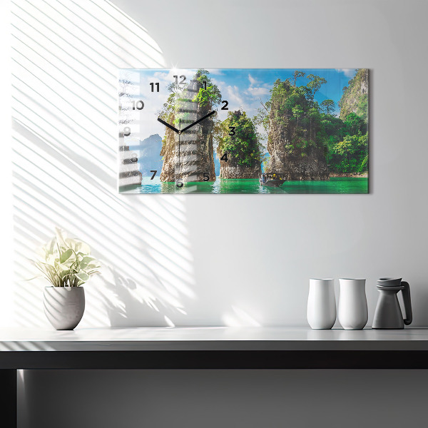 Orologi orizzontali Lago alberi natura